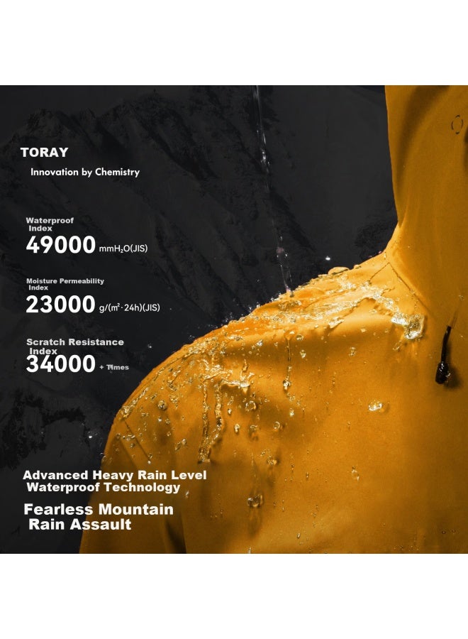 Pelliot Outdoor Hardshell Jacket Men Women Summer Mountaineering Windproof Jacket Coat 105301056 Gray 2X - Image 1