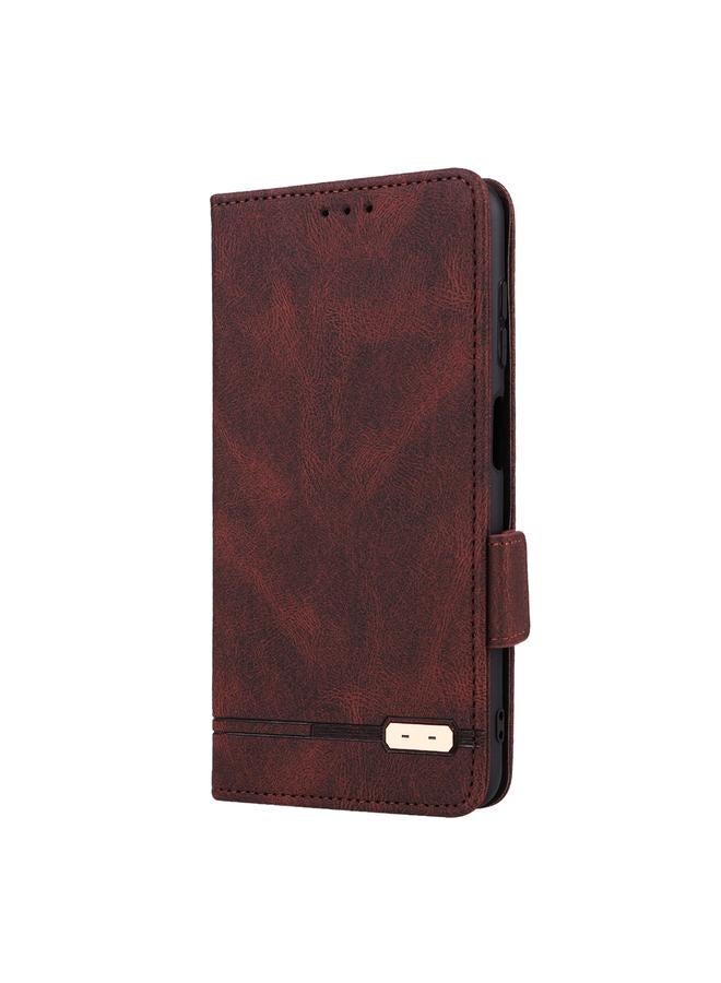 S-TOP Case For Samsung Galaxy M13 4G Magnetic Clasp Flip Leather Phone Case - Image 2