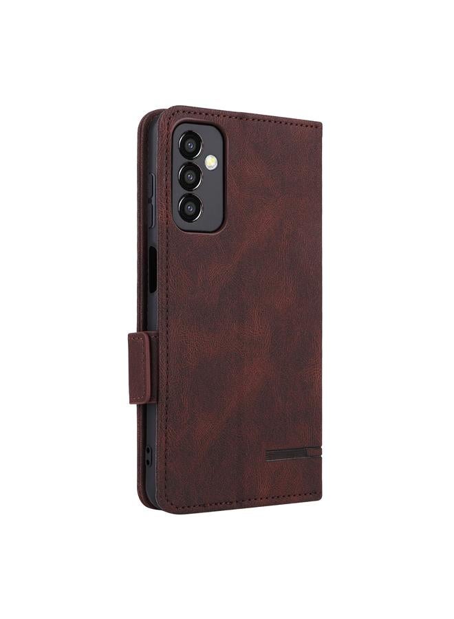 S-TOP Case For Samsung Galaxy M13 4G Magnetic Clasp Flip Leather Phone Case - Image 3