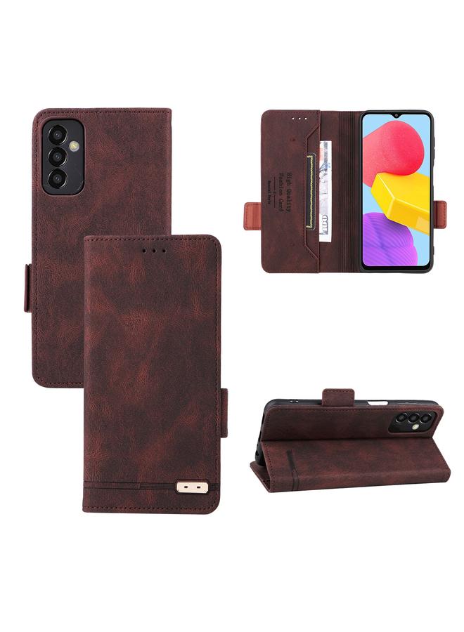 S-TOP Case For Samsung Galaxy M13 4G Magnetic Clasp Flip Leather Phone Case - Image 1