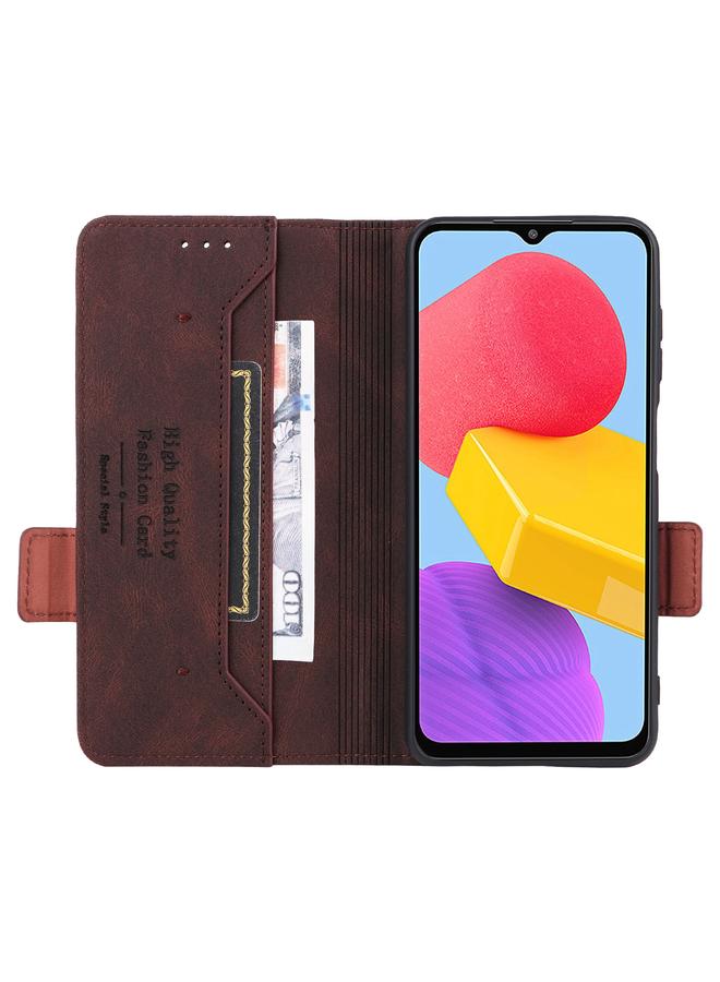 S-TOP Case For Samsung Galaxy M13 4G Magnetic Clasp Flip Leather Phone Case - Image 4