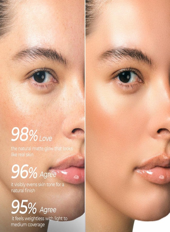 ساس ليدي كريم أساس SACE LADY Bare Touch Skin Tint SPF 30، مرطب ملون يشبه السيروم يدوم حتى 16 ساعة، خفيف الوزن بلمسة نهائية طبيعية غير لامعة، غني بالببتيدات وحمض الهيالورونيك (#03 طبيعي) - Image 3