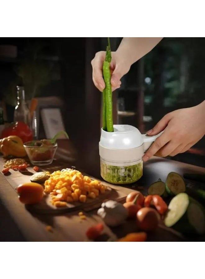 PORODO LIFESTYLE PORTABLE HANDHELD CHOPPER, SLICER, PEELER  Versatile Kitchen Tool for Effortless Food Preparation - Image 2