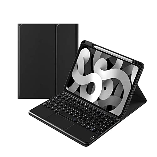 kaitesi Touch Keyboard Case for iPad Air 11 M3M2 Air 5th4th Gen 109 Pro 11 4th3rd2nd1st Generation Case with Touchpad Detachable Color Keyboard Black - Image 1