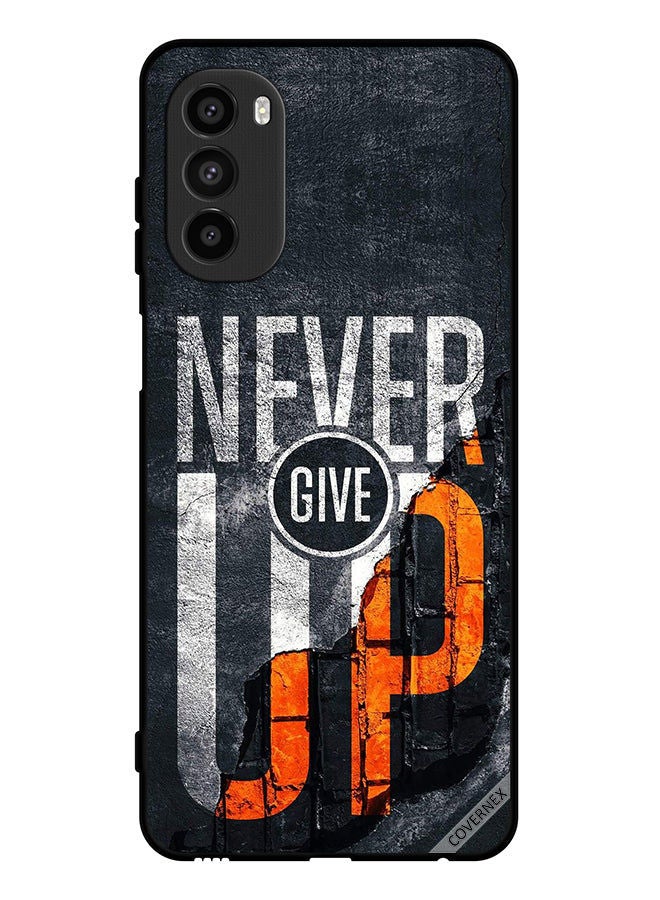Covernex Protective Case Cover For Motorola Moto G82 Never Give Up Because Great Things Take Time - Image 1