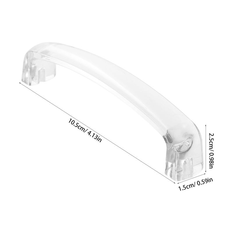 Acrylic Hidden Drawer Pull Handle 5 Inch Invisible Cabinet Edge Pull - Image 3
