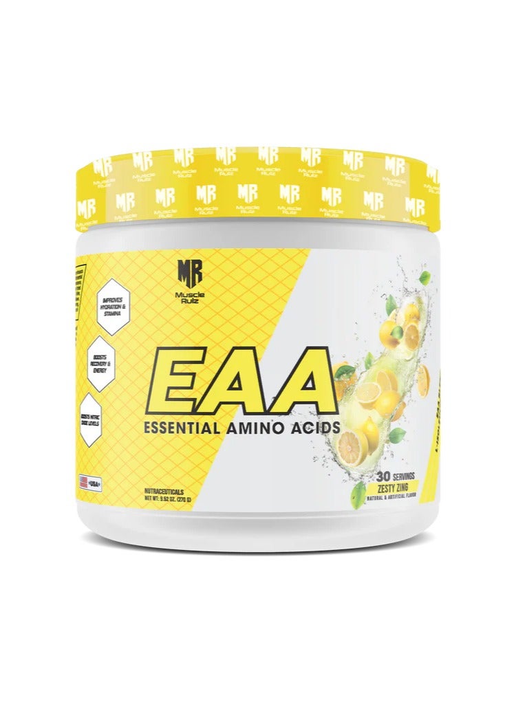 Muscle Rulz EAA - أحماض أمينية أساسية 30 حصة منعشة ولذيذة