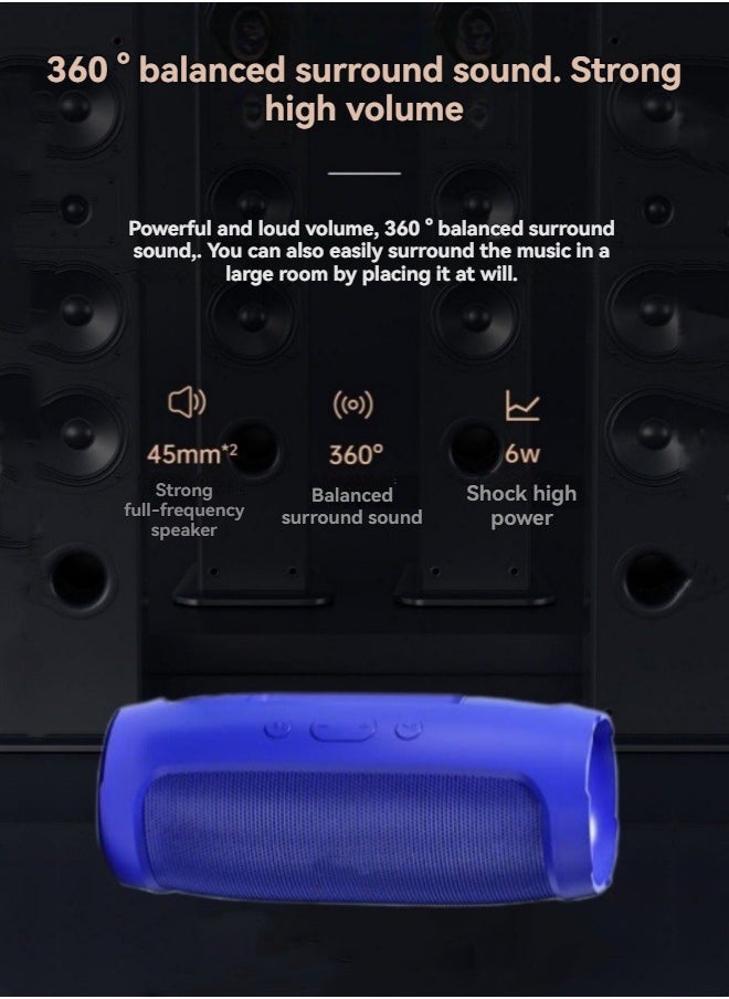 Smart wireless bluetooth speaker outdoor card subwoofer small speaker voice broadcast mini speaker