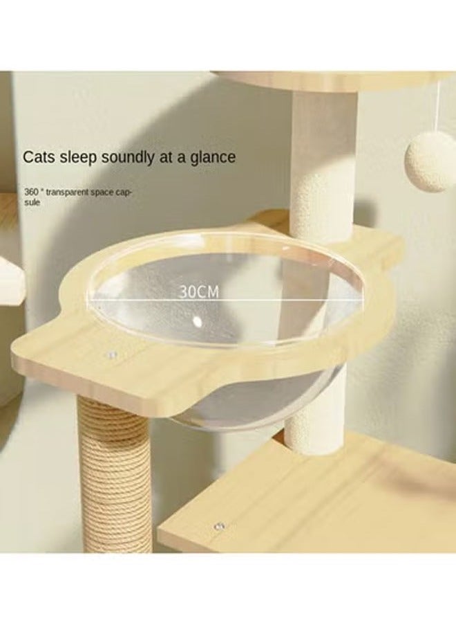 keke Cat Tree Tower Scratching Post Scratcher Cats Condo House Bed Furniture - Image 2