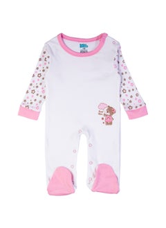 Babies Basic 5 Piece Unisex 100% Cotton Gift Set Include Bib, Romper, Mittens, Cap And Sleepsuit/Jumpsuit - Always Be Brave  - Image 3