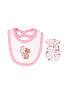 Babies Basic 5 Piece Unisex 100% Cotton Gift Set Include Bib, Romper, Mittens, Cap And Sleepsuit/Jumpsuit - Always Be Brave  - Image 5
