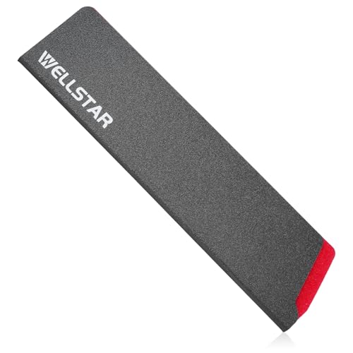 WELLSTAR Knife Edge Guards 8 Inch, Universal Blade Covers, BPA Free ABS Protective Blade Sheaths, Non-Scratch Felt Lining Kitchen Knives Covers (Knives not included) - Image 1