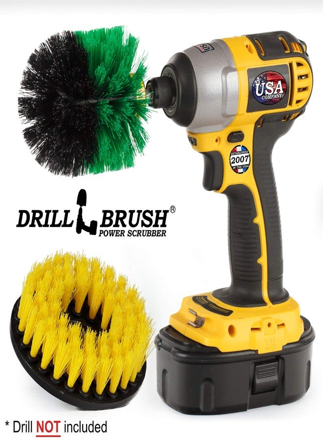 Drillbrush Shower Cleaner Drill Brush Set - Drill Cleaning Brush Attachment Set - Grout Brush Drill Attachment Scrub Brush - Drill Brush Power Scrubber Brush Set - Household Cleaning Brushes for Drill - Image 4