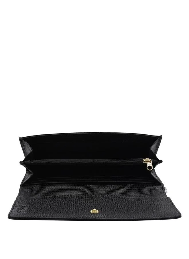 Da Milano  Genuine Leather Black Ladies Wallet for Women | Best Price UAE