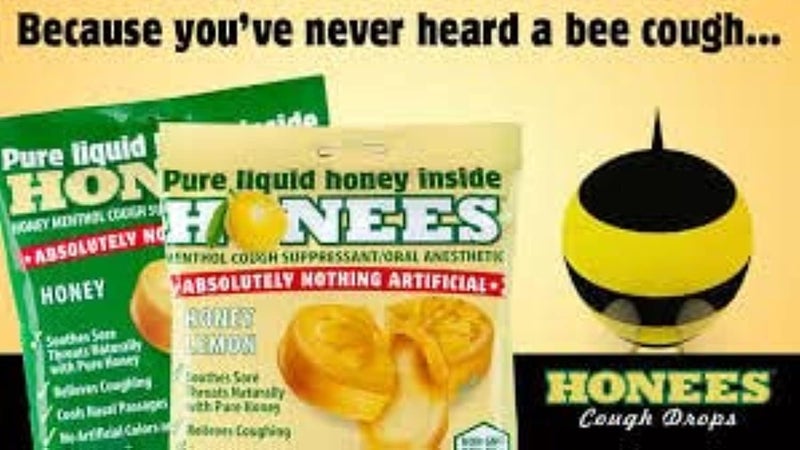 Honees Filled Honey Lemon Cough Drops Filled with Honey Menthol Lemon and Eucalyptus Nothing Artificial Natural Sore Throat Lozenges NonGMO Gluten Free 2 Pack 40 Drops - Image 5
