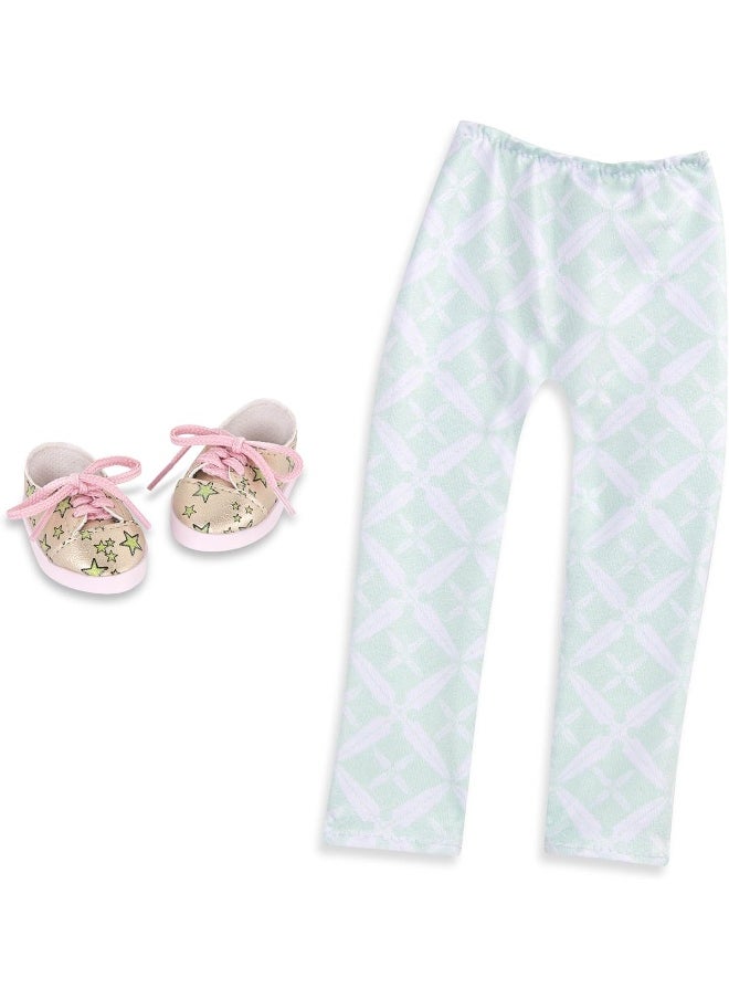 Glitter Girls - Glitter Girls by Battat – Starry Sneakers Shoes and Leggings Accessory Set – 14-inch Doll Clothes and Accessories for Girls Age 3 and Up – Children’s Toys - Image 1