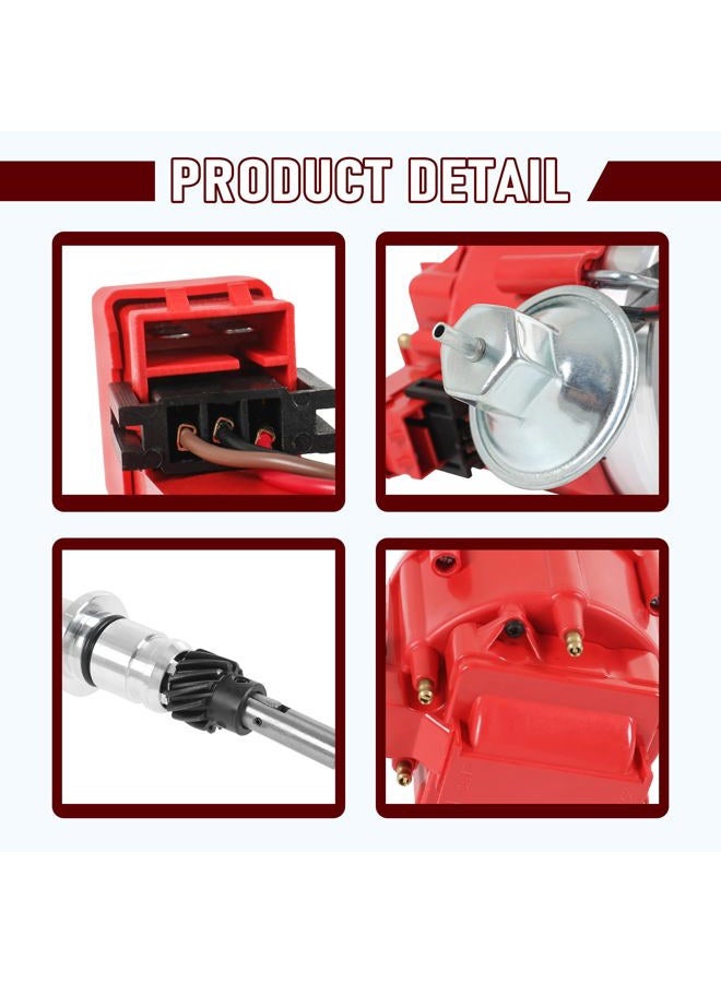 JDMSPEED New HEI Ignition Distributor 6522R Replacement For Chevy Inline 6-Cyl 230 250 292 - Image 5