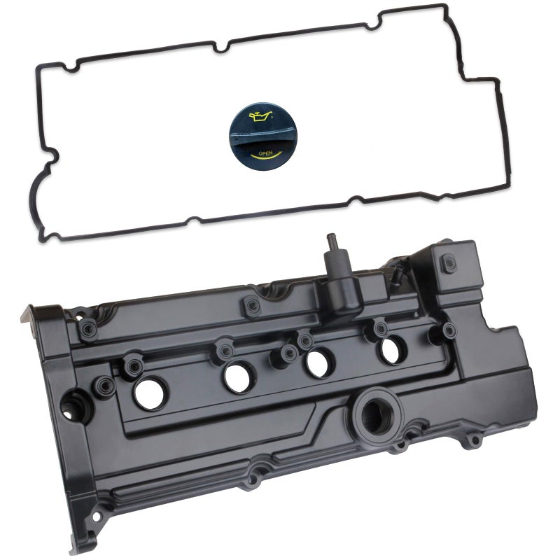 MILIPARTS Upgread Aluminimun Engine Valve Cover Compatible with 20062010 DODGE ATTITUDE 20062011 HYUNDAI ACCENT 20062011 KIA RIO RIO5 16L Replace 2241026855 2241026860 264990