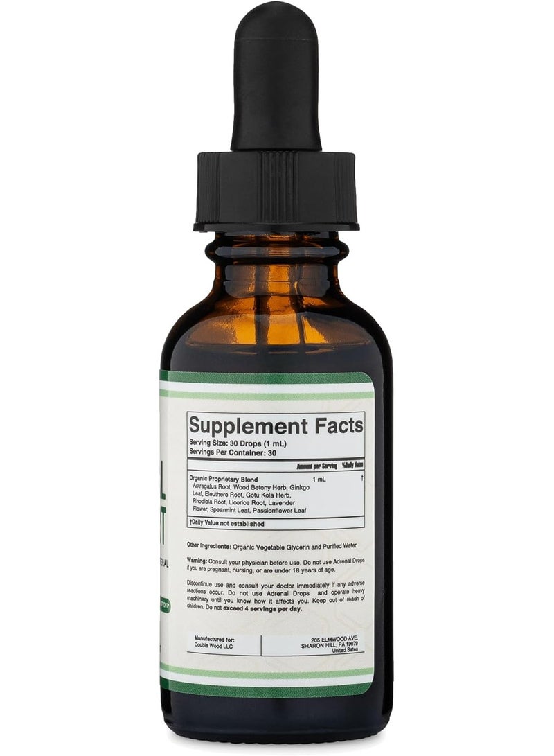 Double Wood Supplements مكمل غذائي لدعم الغدة الكظرية 1 أونصة - Image 2
