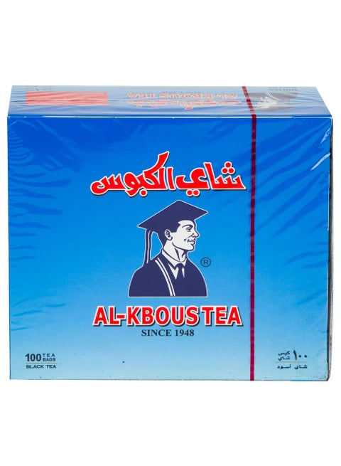 Al Kbous Tea Bag 100 Original Arabic Black Tea