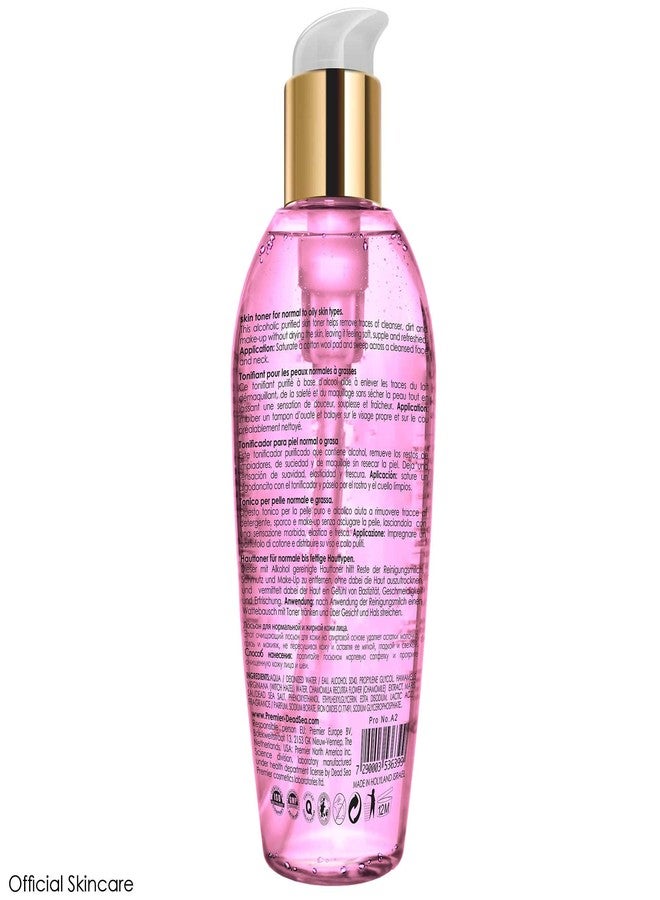 Premier Dead Sea Skin Toner Normal To Oily Skin, pH 5.5 balancing, alcoholic cleanser that is mild and gentle to skin, with natural ingredients of witch hazel and minerals 8.5fl.oz - Image 2