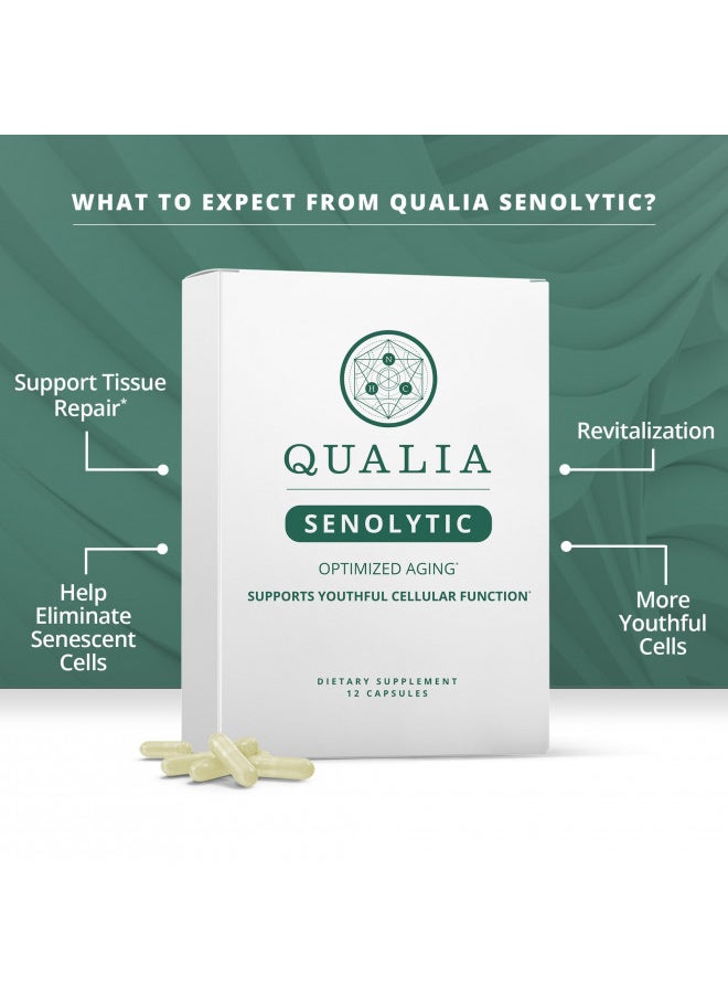 NEUROHACKER COLLECTIVE Qualia Senolytic The Ultimate Formula for Enhanced Cell Repair and Rejuvenation. A Revolutionary Two-Day Aging & Longevity Support Regimen w. Fisetin, Quercetin, Piperlongumine, Senactiv®, Curcumin  - Image 3
