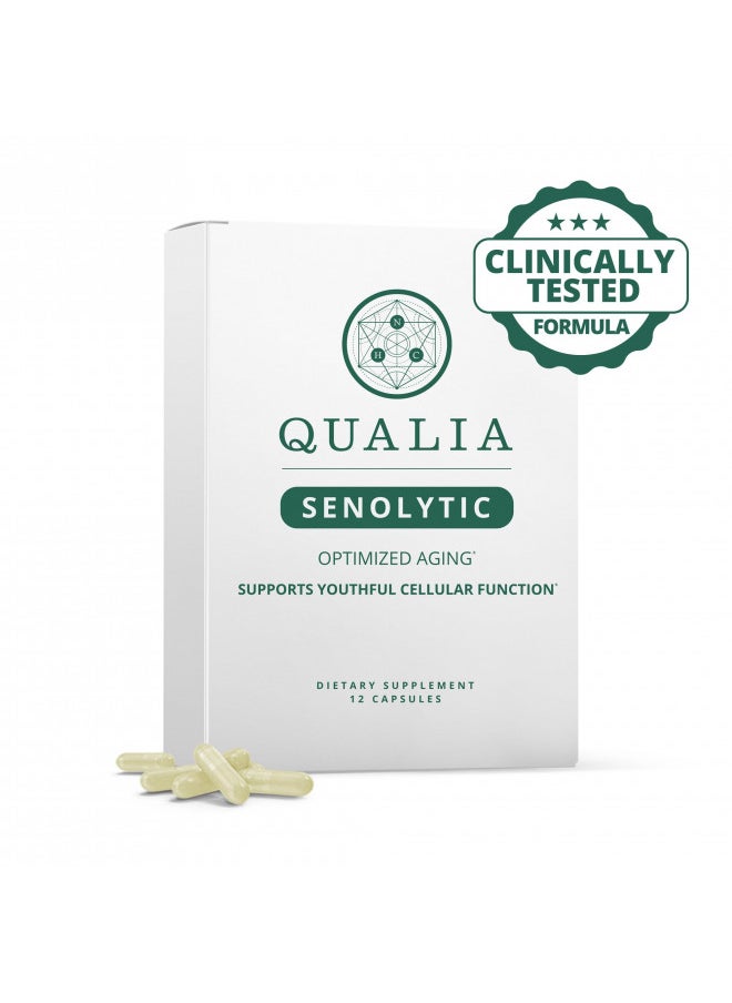 NEUROHACKER COLLECTIVE Qualia Senolytic The Ultimate Formula for Enhanced Cell Repair and Rejuvenation. A Revolutionary Two-Day Aging & Longevity Support Regimen w. Fisetin, Quercetin, Piperlongumine, Senactiv®, Curcumin  - Image 2