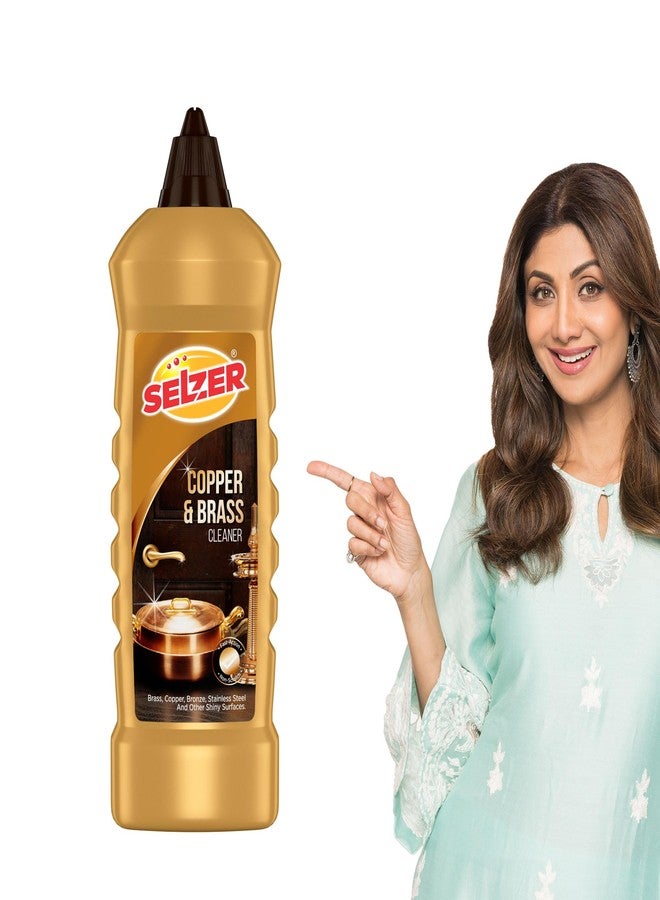 Selzer Copper, Bronze & Brass Cleaner | zero Abrasives, zero Scratches | Non-Toxic, Plant Based | Suitable for Drinkware, Cookware, Idols & Diyas | Co- Created with P-TAL - Image 1