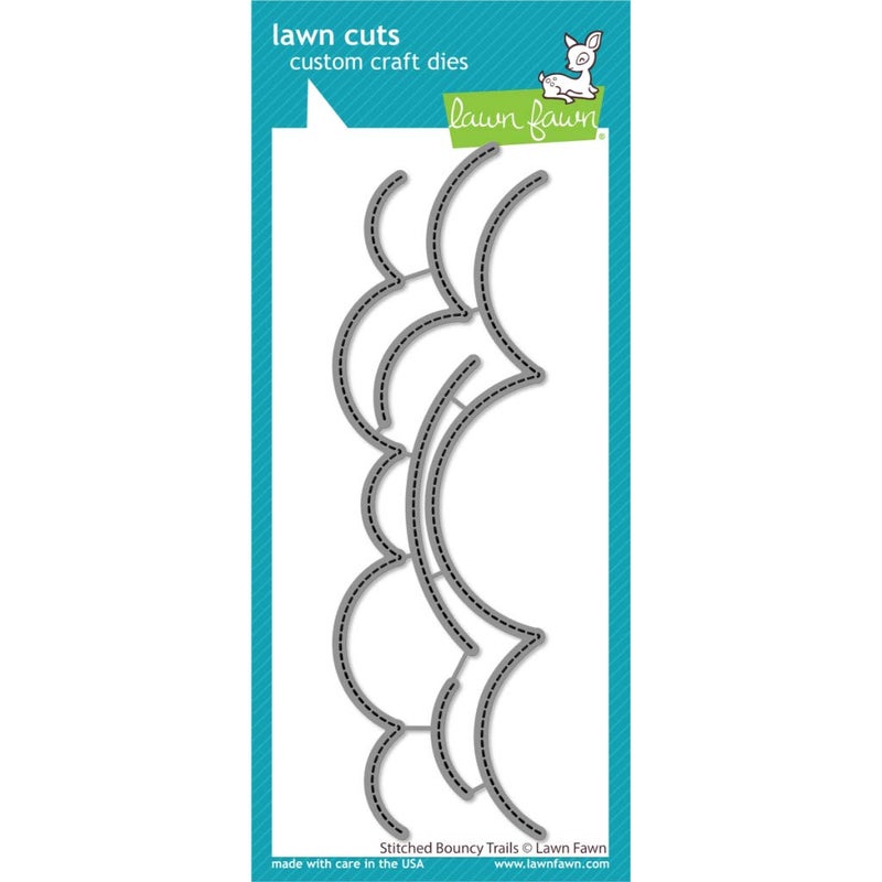 Lawn Fawn Lawn Fawn Stitched Bouncy Trails Custom Die LF2260 