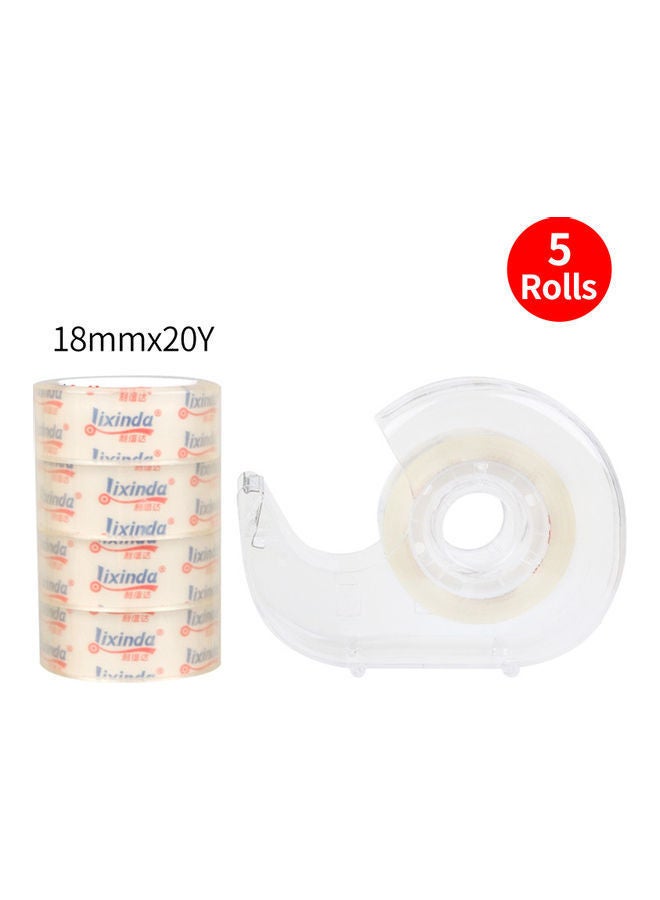 NIBEMINENT 5-Piece Adhesive Tape Transparent  - Image 1