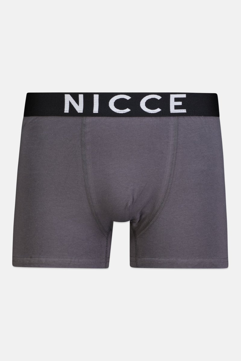 Nicce Men 3Pcs Pack Brand Logo Boxers, Multicolor  - Image 5