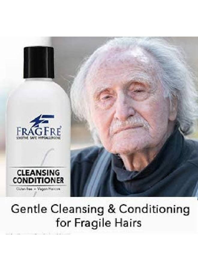 FRAGFRE Cleansing Conditioner For Fine Fragile And Treated Hairs 12 Oz Cowash For Sensitive Scalps No Fragrance No Sulfate No Parabens Hypoallergenic Vegan Cowash (1 Pack)  - Image 5