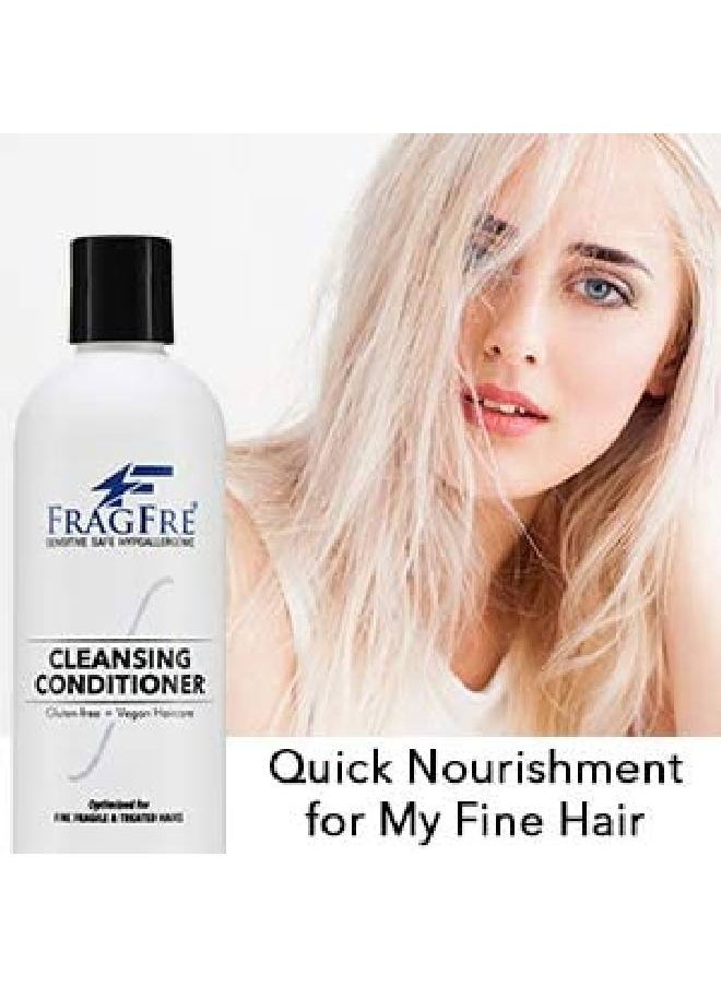 FRAGFRE - Cleansing Conditioner For Fine Fragile And Treated Hairs 12 Oz Cowash For Sensitive Scalps No Fragrance No Sulfate No Parabens Hypoallergenic Vegan Cowash (1 Pack) - Image 1