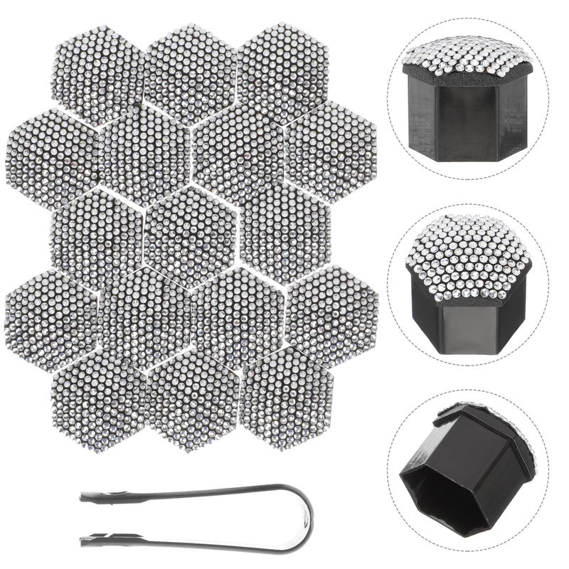 20Pcs Chrome Wheel Nut Covers Protective Caps Easy Install Car Accessories - Image 5