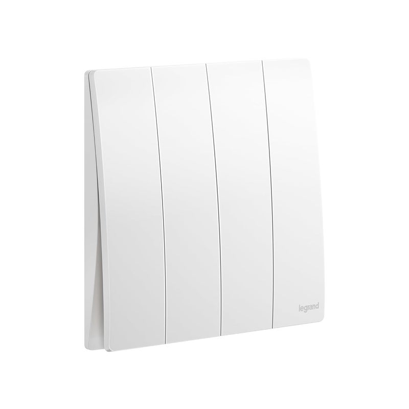 Legrand Mallia Senses 16A 4G 1-Way Switch - White