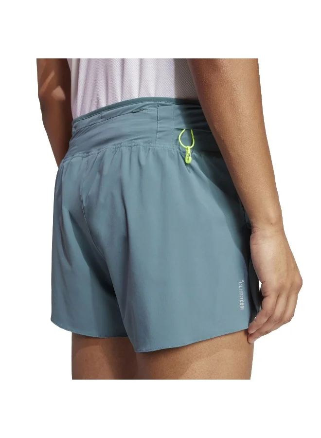 Adidas Adidas Adizero A Sht M M Green Running Shorts For Men