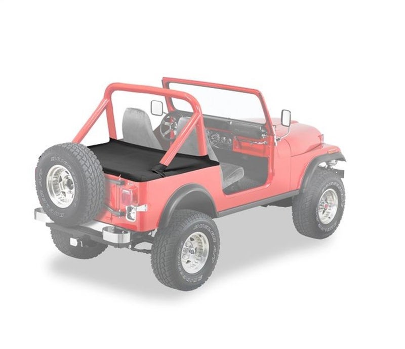 Bestop 9000515 Black Denim Duster Deck Covers for 19801991 CJ7 and Wranglers - Image 2