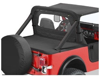Bestop 9000515 Black Denim Duster Deck Covers for 19801991 CJ7 and Wranglers - Image 4