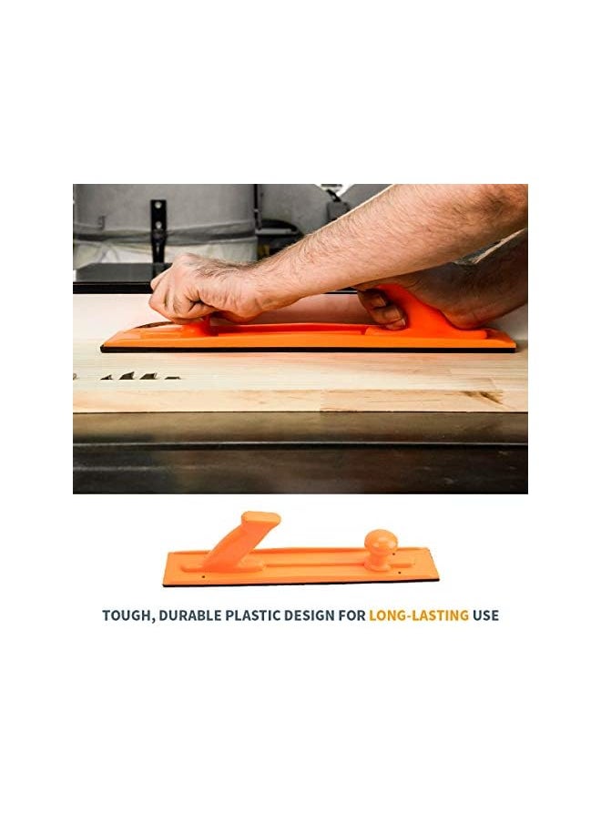 POWERTEC - 71009 Safety Push Block And Stick Set | 5 Pack | Ergonomic Handles With Max Grip | Push Blocks And Sticks For Table Saw, Jointers And Woodworking | For Woodworker Safety & Control - Image 1