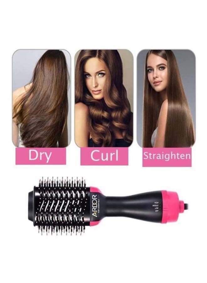 NIBEMINENT Professional One Step Hair Dryer & Volumizer Black/ Pink - Image 4