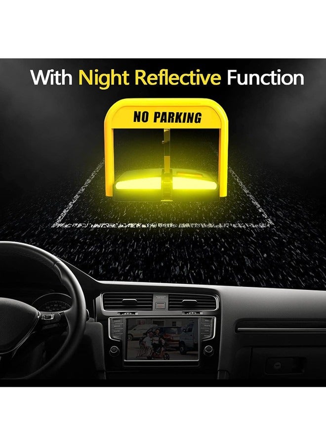 سانتين رايلي قفل ذكي للتحكم عن بعد لوقوف السيارات مع إنذار تصادم، قفل تلقائي للتحكم عن بعد لوقوف السيارات، مزلاج لوقوف السيارات خاص بطول 98 قدمًا للمنزل أو العمل - Image 2