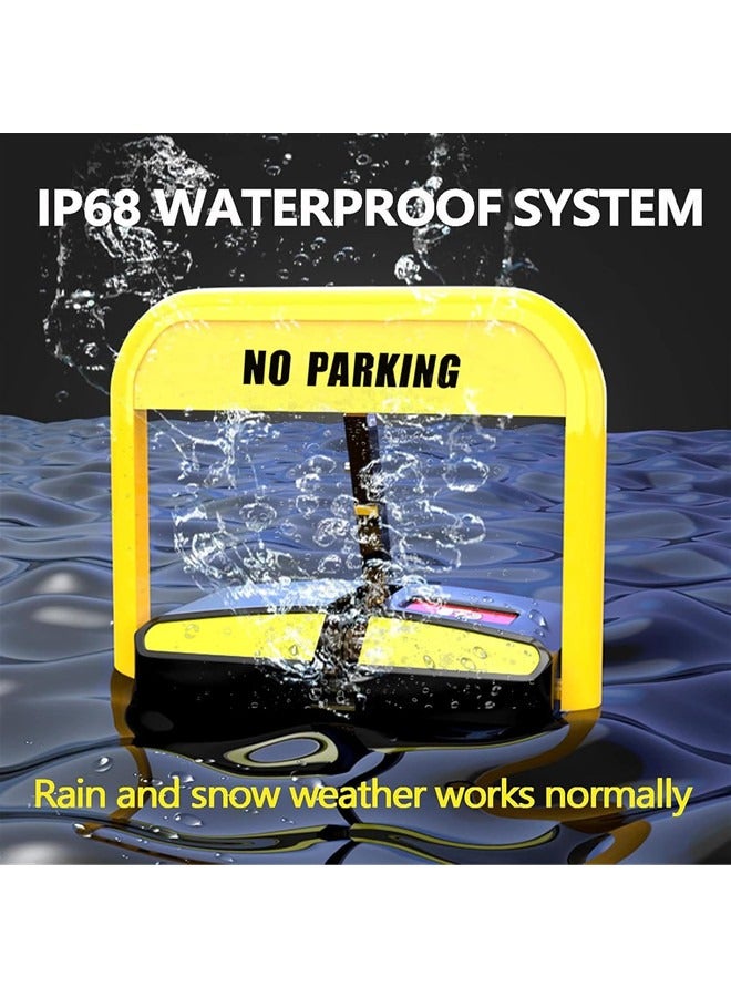 سانتين رايلي قفل ذكي للتحكم عن بعد لوقوف السيارات مع إنذار تصادم، قفل تلقائي للتحكم عن بعد لوقوف السيارات، مزلاج لوقوف السيارات خاص بطول 98 قدمًا للمنزل أو العمل - Image 3