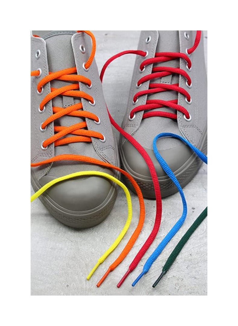 Generic - Shoelaces Round Colourful Athletic Shoe Laces for Sneakers Skate Shoes Boots Sport Shoes (1 pairs)  Mint Green - Image 1