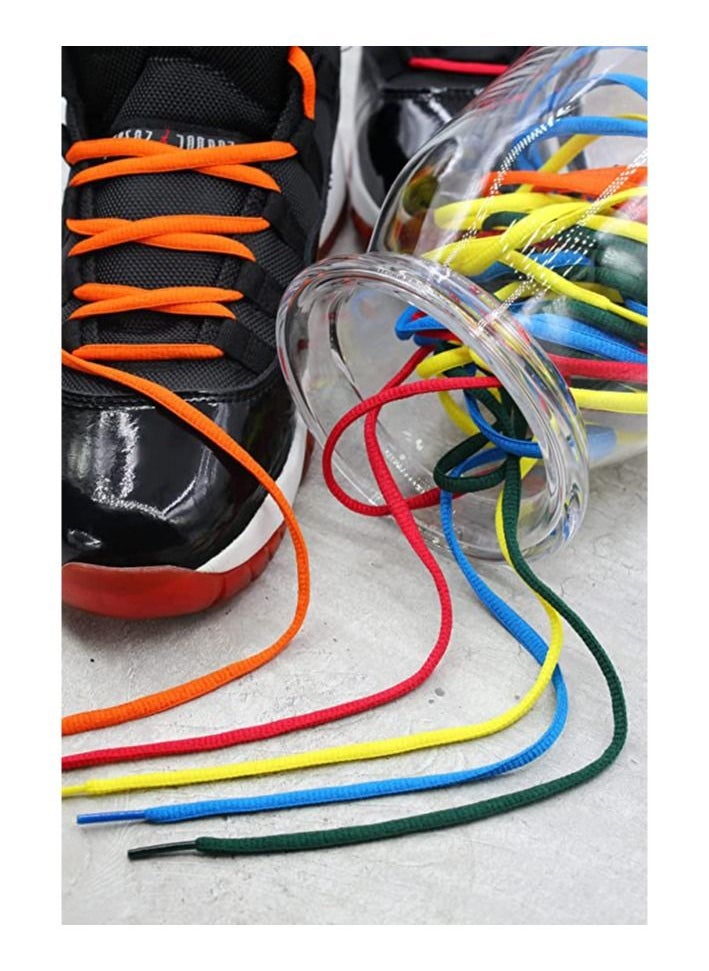 Generic - Shoelaces Round Colourful Athletic Shoe Laces for Sneakers Skate Shoes Boots Sport Shoes (1 pairs)  Mint Green - Image 1