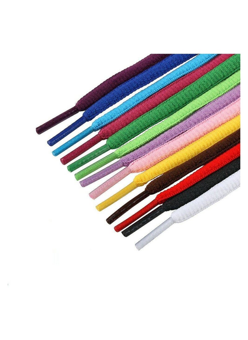 Generic - Shoelaces Round Colourful Athletic Shoe Laces for Sneakers Skate Shoes Boots Sport Shoes (1 pairs)  Mint Green - Image 1