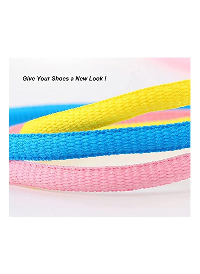 Generic - Shoelaces Round Colourful Athletic Shoe Laces for Sneakers Skate Shoes Boots Sport Shoes (1 pairs)  Mint Green - Image 1