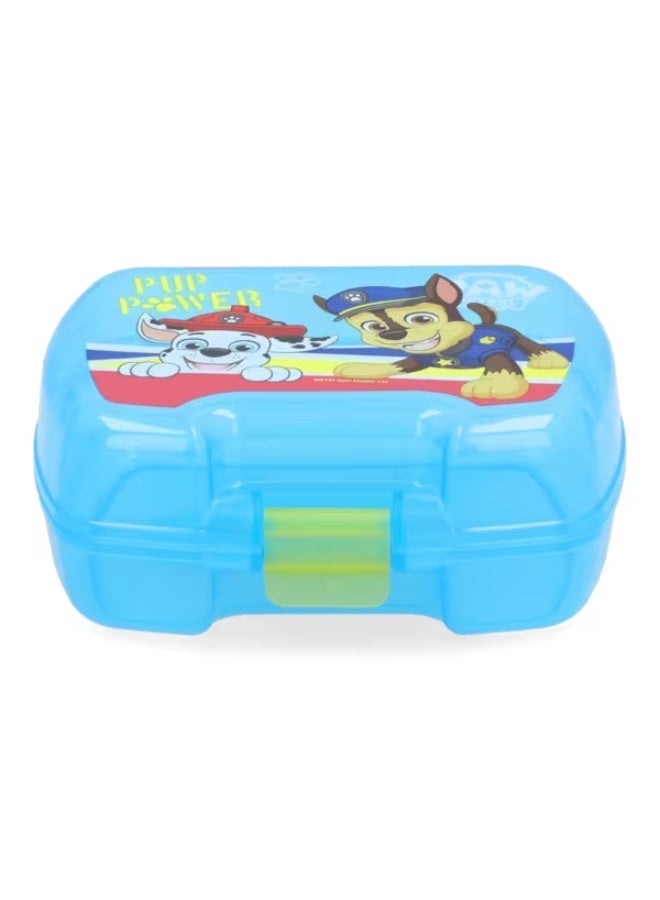 PAW PATROL Stor Paw Patrol Pup Power Themed Premium BPA-Free Rectangular Plastic Sandwich Box Blue - Image 1