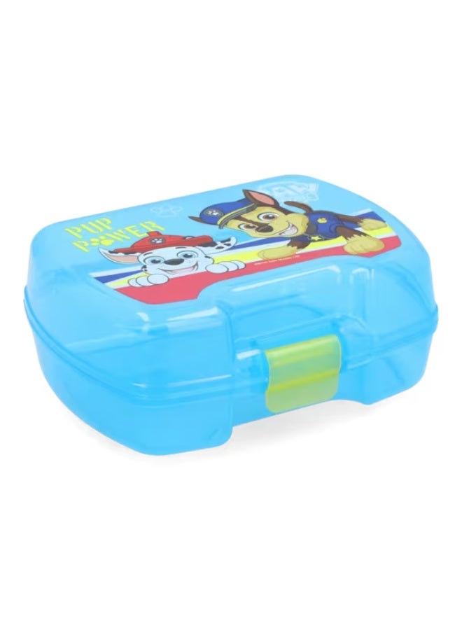 PAW PATROL Stor Paw Patrol Pup Power Themed Premium BPA-Free Rectangular Plastic Sandwich Box Blue - Image 3