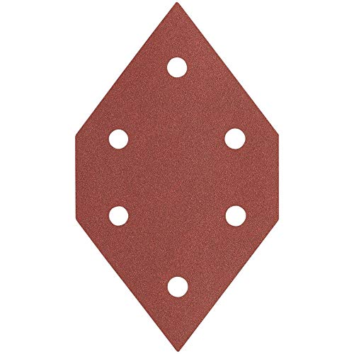 PORTER CABLE PORTER-CABLE 767601005 100 Grit Diamond-Shaped Hook & Loop Profile Sanding Sheets (5-Pack) - Image 1