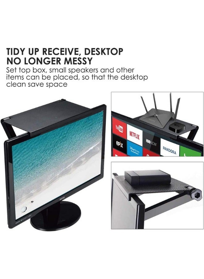 TV/PC Top Shelf Mount, 33 CM (13-Inch) Wide Platform No Tool Required, for Routers/Cable Boxes/Games Consoles/DVD Player1 - Image 5